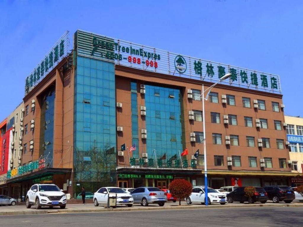 Greentree Inn Shandong Linxi Pingyi Mengyang Road Express Hotel Exteriör bild